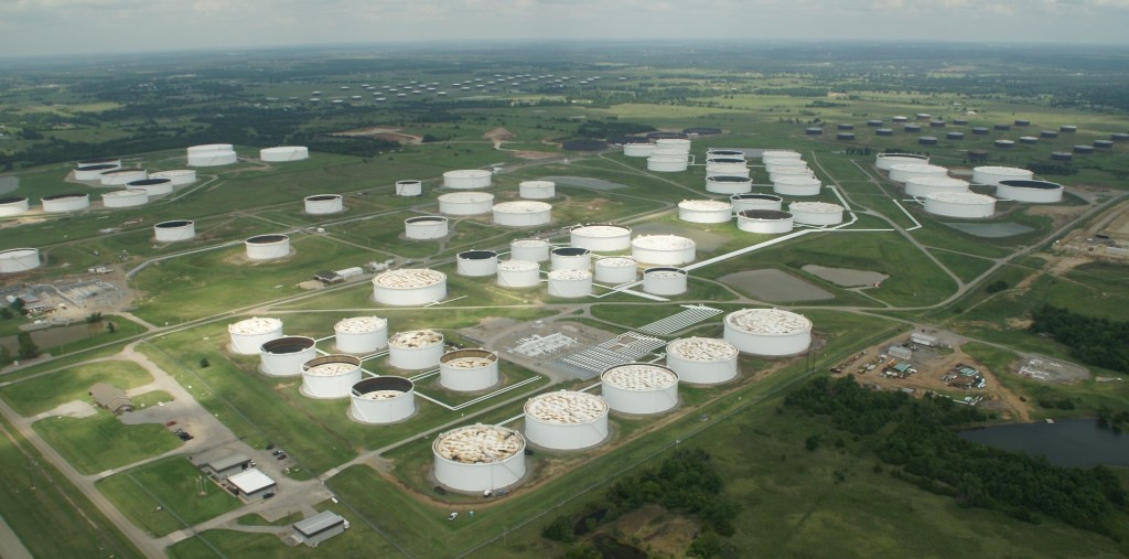 Cushing Oklahoma Oil Storage Map TopoZone