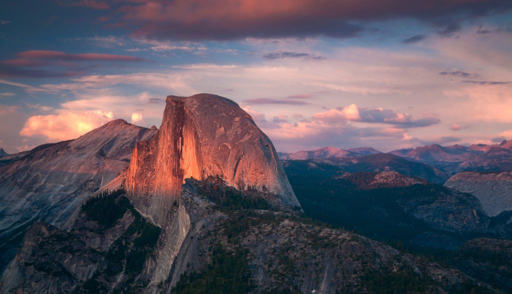 Yosemite National Park is in the California Sierra Nevada mountains.